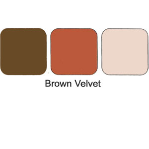 Trio Eye Shadows Compact Brown Velvet